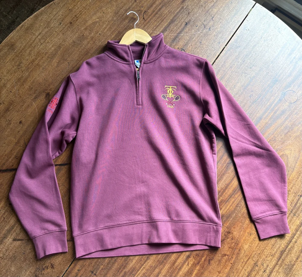 Burgundy LTCC Quarter Zip